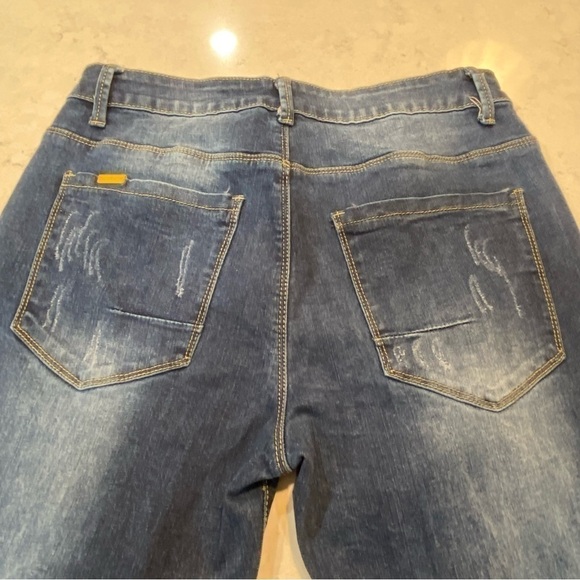 S/J. Brand Jeans Mens Sz 31 Blue Denim Straight leg Pants - Picture 5 of 10